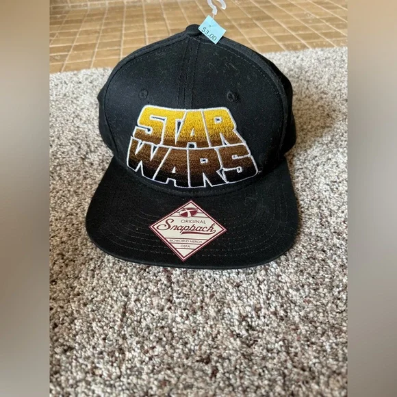 Star Wars Embroidered Strapback Hat Cap Logo Lucas Film Disney Han Solo Luke - Picture 11 of 11